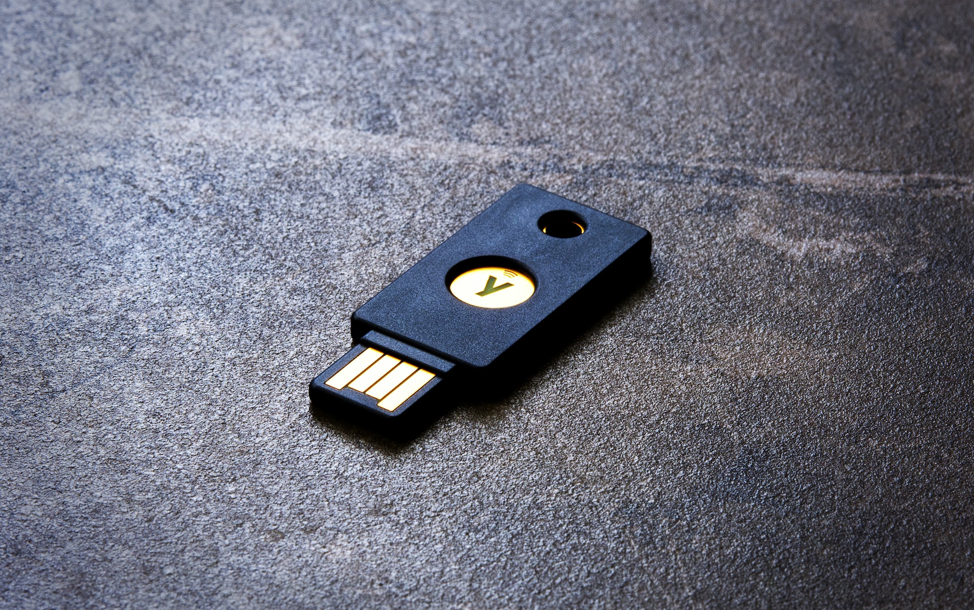 Security Keys scattered over a desk